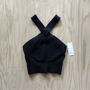 Abercrombie & Fitch Ottoman Halter Crop Top